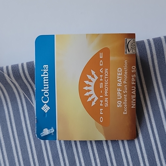 NWT, Columbia Bryce Canyon blue and white striped women's XS Hoodie - Picture 12 of 15